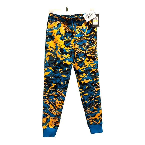 Under Armour Boys Rival Fleece ABC Camo Joggers Y-Large-NWT - Picture 2 of 4